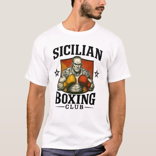 T-Shirt Sicilien En Boxe (Devant)