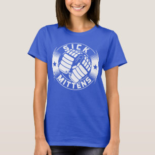 T-shirt Sick Mittens Tee - shirt d'argot de hockey sur gla
