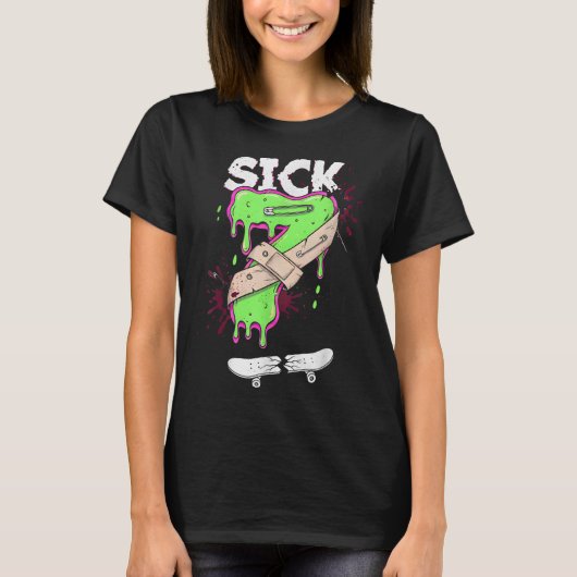 T-shirt Sick Seven Meme Tee Fun Wordplay Drip  (Devant)