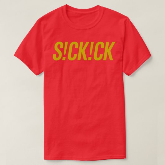 T-shirt Sickick Yellow SCKCK  (Design devant)