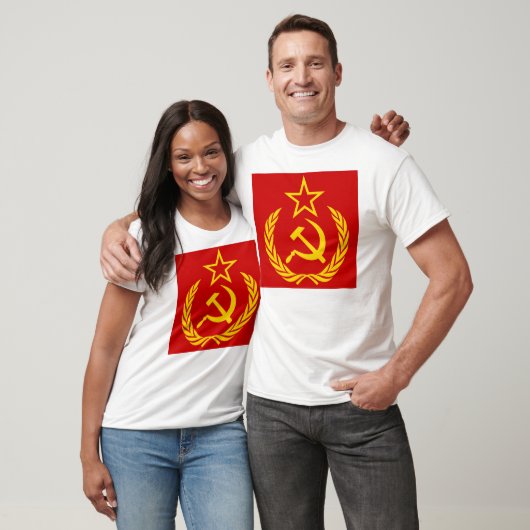 T-shirt Sickle And Hammer, USSR, CCCP, Communism (Unisexe)