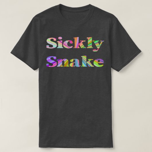 T-shirt Sickly Snake  (Design devant)