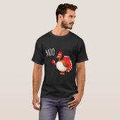 T-shirt Side Eye Moo Turkey Funny Thanksgiving Autumn Fall (Devant entier)