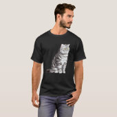 T-shirt Siège British Shorthair Cat (Devant entier)