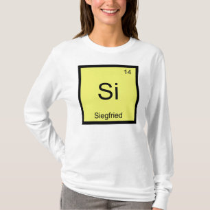 T-shirt Siegfried Nom Chimie Élément Tableau Périodique