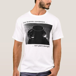 T-shirt Siempre de Para de fils de comienzos de buenos de