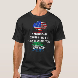 T-shirt Sierra Leone American Grosses Siera Leonean Pride 