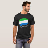T-shirt Sierra Leone Drapeau Sierra Leone 1 (Devant entier)