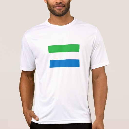 T-shirt Sierra Leone Flag (Devant)