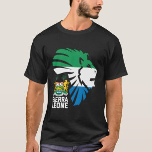 T-shirt Sierra Leone Seal Lion Afrique Diaspora Cadeau