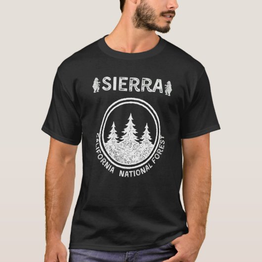 T-shirt Sierra National Forest California (Devant)