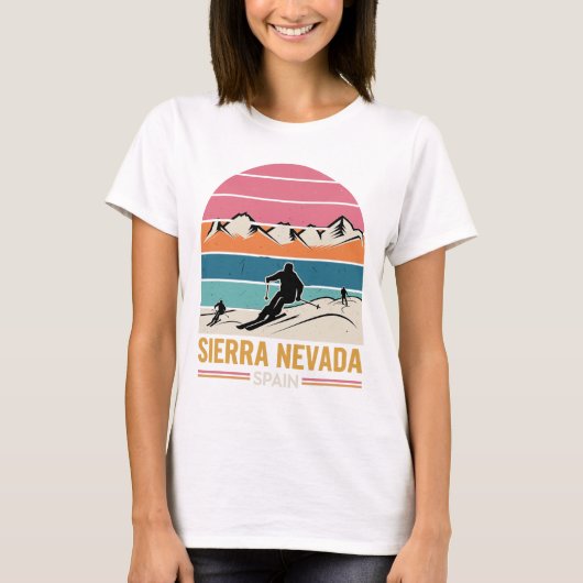 T-shirt Sierra Nevada Espagne (Devant)