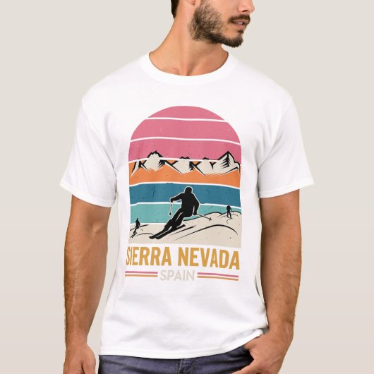 T-shirt Sierra Nevada Espagne (Devant)