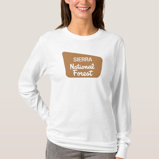 T-shirt Sierra réserve forestière (signe) (Devant)
