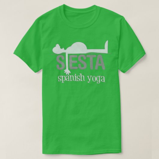 T-SHIRT SIESTA ESPAGNOL YOGA (Design devant)
