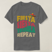 T-shirt Siesta Tequila Repeat (Design devant)
