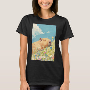 T-shirt Sieste du capybara