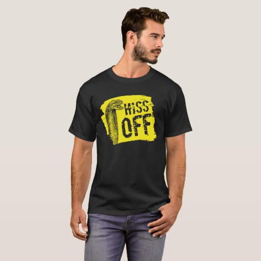 T-shirt Sifflement outre de serpent (Devant entier)