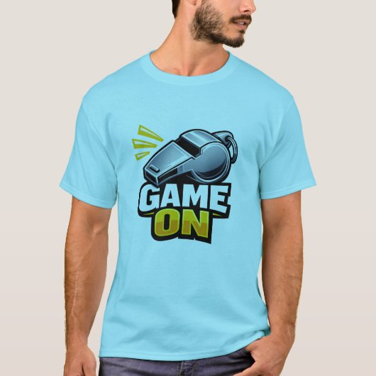 T-Shirt Sifflet d'Arbitre Game On (Devant)