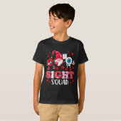 T-shirt Sight Squad Optician Optometrist Dabbing Heart Val (Devant entier)