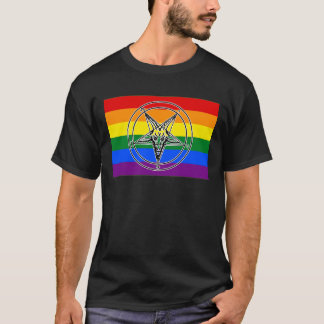 T-shirt Sigil de Baphomet de fierté LGBTQIA+
