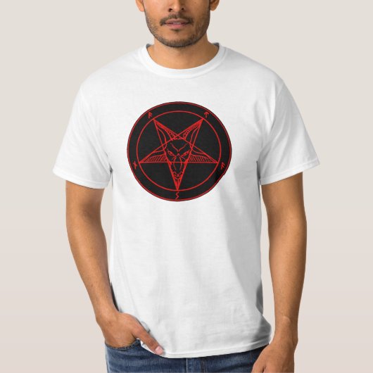 T-SHIRT SIGILE DE BAPHOMET (Devant)