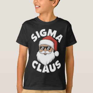 T-shirt Sigma Claus Cool Père Noël Funny Christmas Rizzle