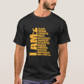 T-shirt Sigma Gamma Rho Sororité Paraphernalia Noir Histo (Devant)