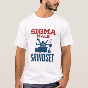 T-shirt Sigma Homme Grindset Hustle Coworker Culture