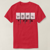 T-shirt Sign Language Art Yeah (Design devant)
