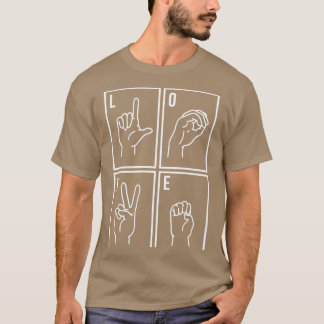 T-shirt Sign language sign language deaf deafness 1
