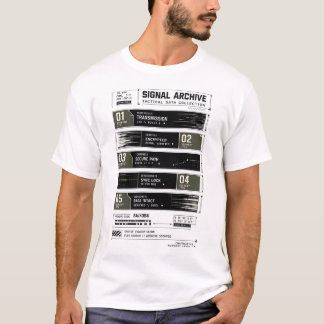 T-shirt Signal Archive 004 | Segmented Data Strip