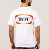 T-shirt Signal chaud de danger (Dos)