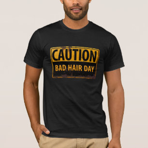 T-shirt Signal d'avertissement de danger rouillé PRUDENCE