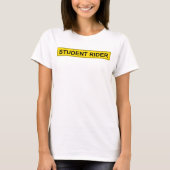 T-shirt Signal d'avertissement "Etudiant Rider" Equestre d (Devant)