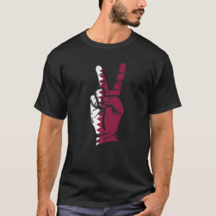 T-shirt Signal de paix Qatar