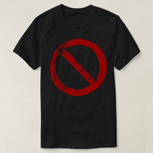 T-shirt Signal d'interdiction (Design devant)