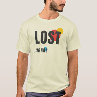 T-shirt SIGNAL PERDU | Design Graphique Esthétique Tech Mo