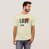 T-shirt SIGNAL PERDU | Design Graphique Esthétique Tech Mo (Devant entier)