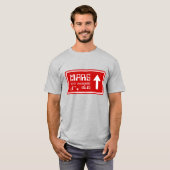 T-shirt Signal routier de Mars (Devant entier)