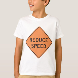 T-shirt Signal routier de réduction de la vitesse