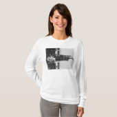 T-shirt Signalisation de femme en photographie (Devant entier)