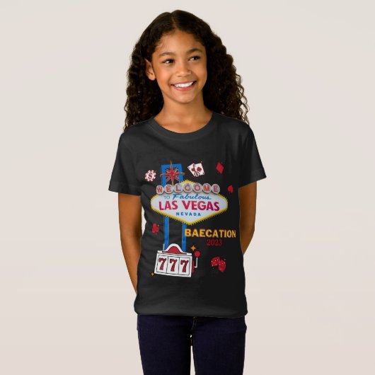 T-Shirt Signataire Las Vegas Nevada Groupe de Baecation Co (Devant entier)