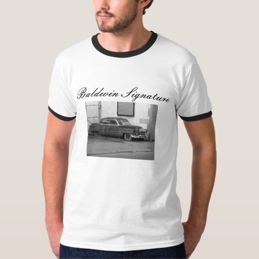 T-shirt Signature 1952 de Cadillac Baldwin (Devant)