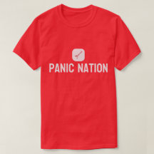 T-shirt signature de la nation panique