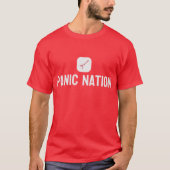 T-shirt signature de la nation panique (Devant)