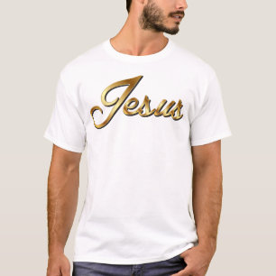 T-shirt Signature d'or de Jésus