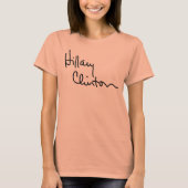 T-shirt Signature Hillary Clinton (Devant)