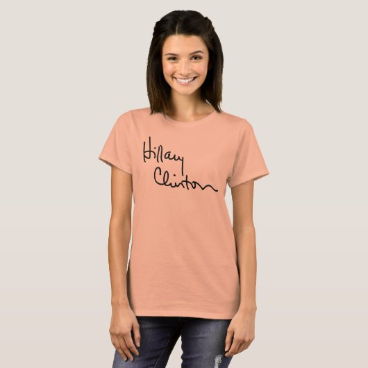 T-shirt Signature Hillary Clinton (Devant entier)