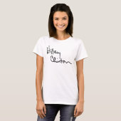 T-shirt Signature Hillary Clinton (Devant entier)